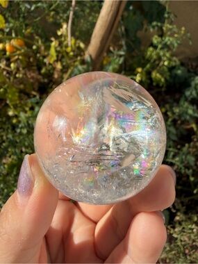 High Quality Clear Quartz Sphere | Natural Crystal Ball | Polished Quartz,A630